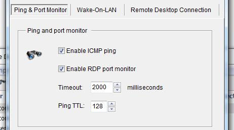 Add Computer - Ping & Port Monitor