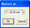 Restart at settings