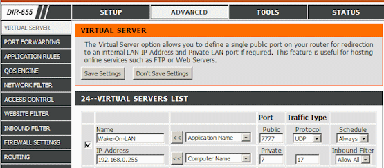 D-Link Router Configuration